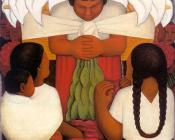 Flower Festival,Festival de las flores - 迭戈·里维拉